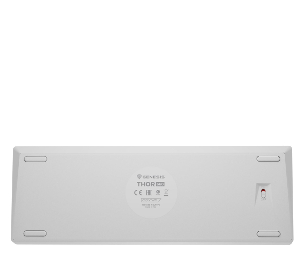 Genesis Thor 660 G2 Gateron Red (biała) - 1320096 - zdjęcie 5